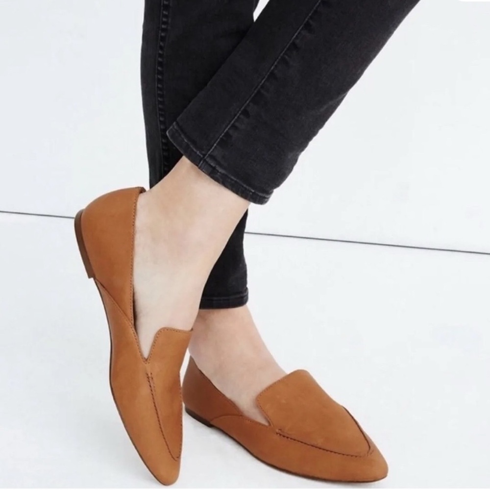 MADEWELL THE FRANCES SKIMMER FLAT - SIZE 7.5